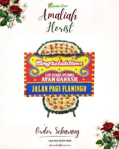 Bunga Papan Congratulation di Baru Ilir